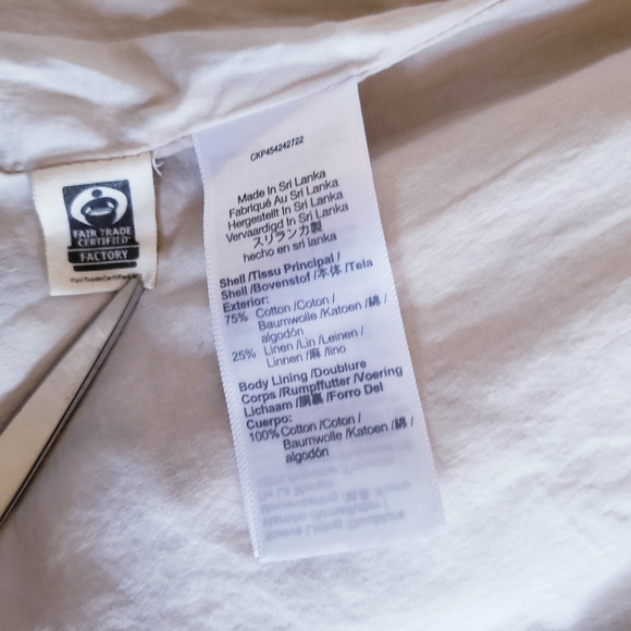 Madewell Women's Cotton-Linen Belted Blazer Jacket Size XS - Picture 12 of 13